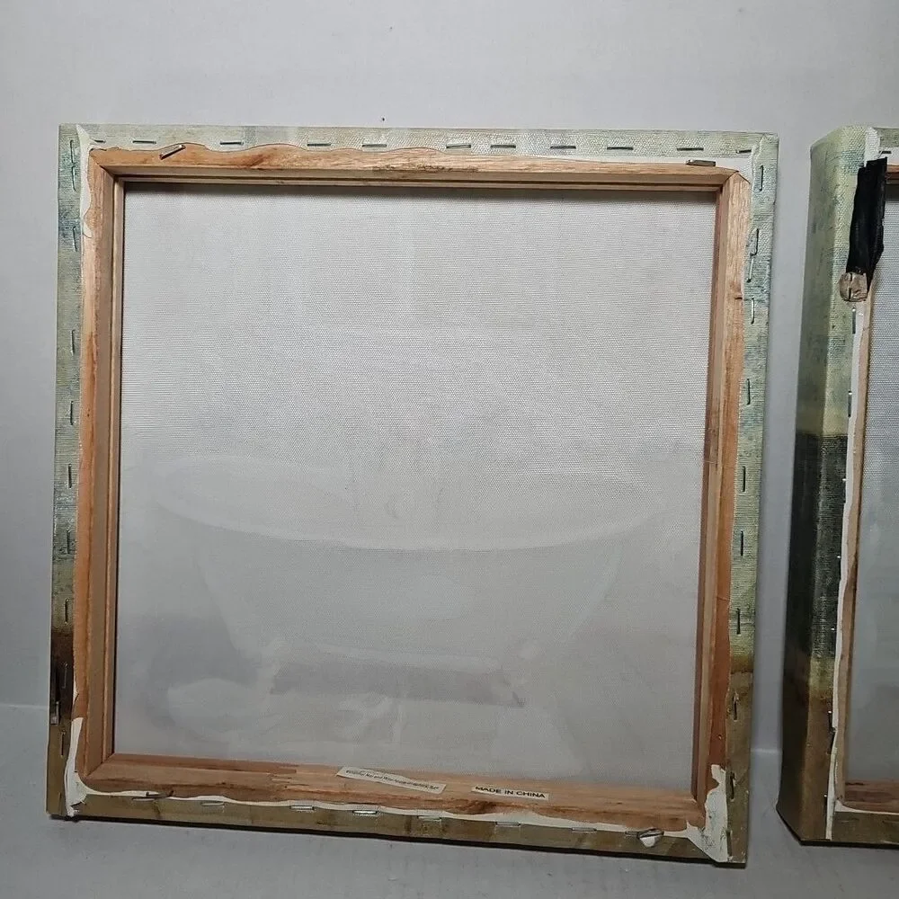 Farmhouse Sink And Bathtub Set Of 2 Canvas 12x12